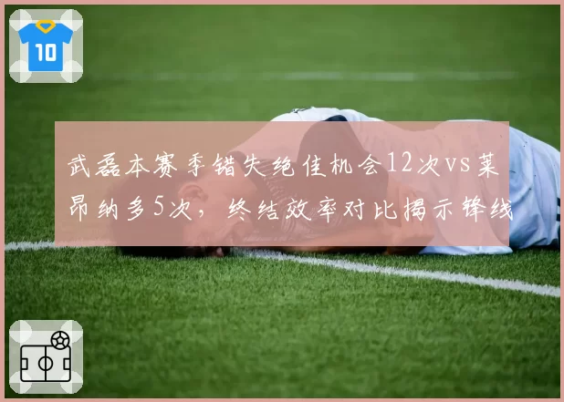 武磊本赛季错失绝佳机会12次vs莱昂纳多5次,终结效率对比揭示锋线差距