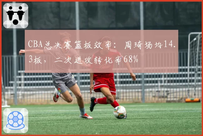 CBA总决赛篮板效率:周琦场均14.3板,二次进攻转化率68%
